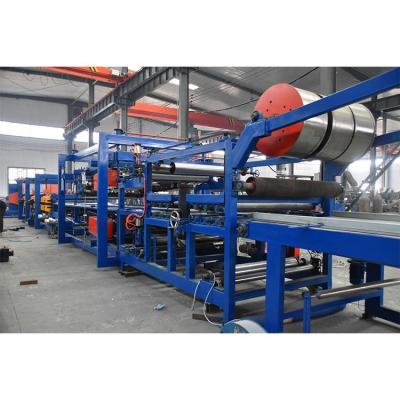 中国 Automated sandwich panel machineline production of pu sandwich panel production line 販売のため