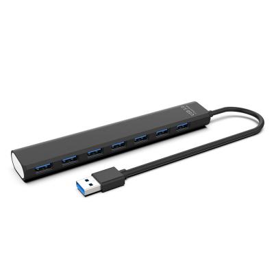 China Multiple USB-C Connects Support USB 2.0/3.0 HUB Dock Adapter 7 Port High-Speed ​​USB 3.0 Hub 1 To 7 USB Multi Splitter 5Gbps for sale