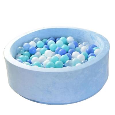 China Gray Soft Round Baby Game Birthday Gift Kids Non-Toxic Pink Blue Ball Pit Ball Pool for sale