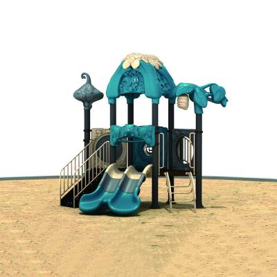 China PE Small Cheap Outdoor Plastic Playground Equipment Outdoor Plastic Exercise Playground For Kids for sale