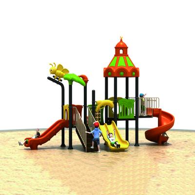 China Used PE Amusement Park Large Commercial Outdoor Children Equipment Playground Tube Slides For Sale for sale