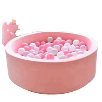 China Nice Non-Toxic Pink SoftPlay Ball Pit For Kids Around Foam Ball Pit for sale