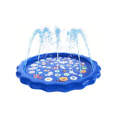 China 2021 Modern Hot Sale Summer Outdoor Inflatable Sprinkler Splash Mat Water Splash Pad For Kids for sale