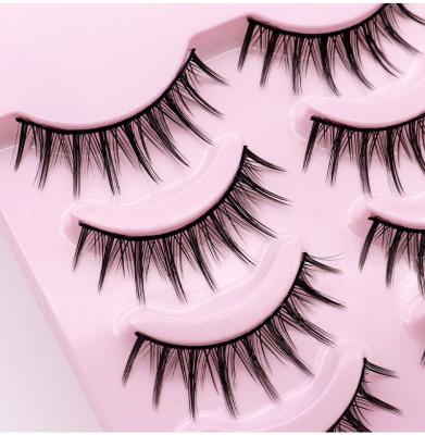 China Thick Soft Sharpen natural Eyelashes Daily Usage Makeup False Lashes for sale