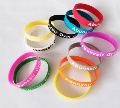 China Each Customized China Manufacturer Silicone Wristband for sale