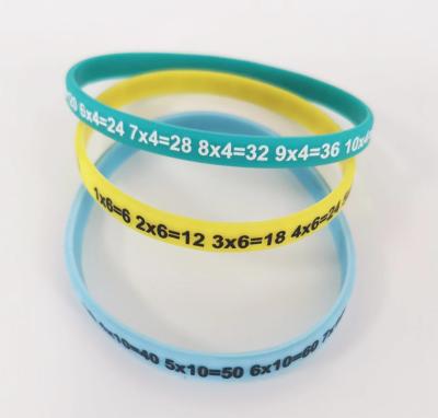 China Each Design Silicone Wristband Custom Personalized Promotional Wristbands for sale