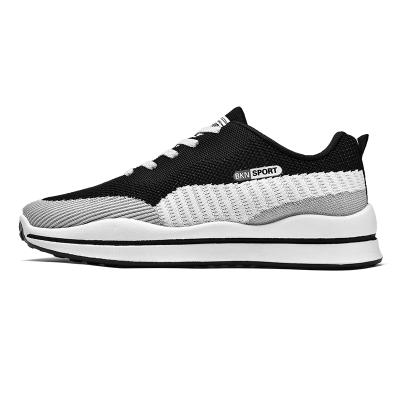 China Fashion Trend Zapato De Correr Knit TPR Casual Shoe Fashion Trend Single Upper Men's Casual Shoes Casual Walking Shoes for sale