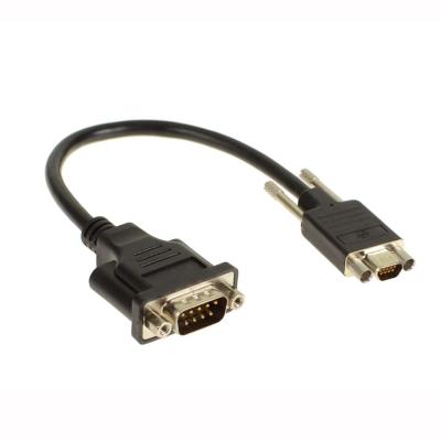 China Micro-DB9 Camera Male to Male Serial DB9 Extension Cable - Serial Cable for sale