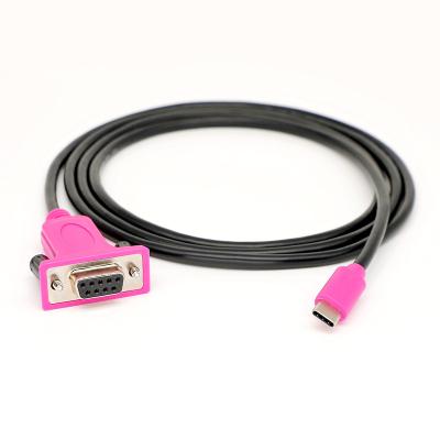 China Data Transfer 9 Pin USB C Male To Female RS232 Stable Signal Transfer Serial Cable for sale