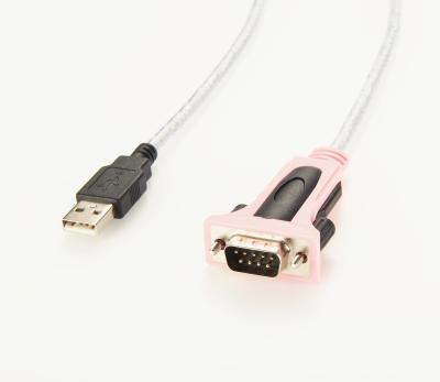 China FT232RL DB9 Chipset USB 2.0 Male To Male Port 9 Pin Serial Cable for sale