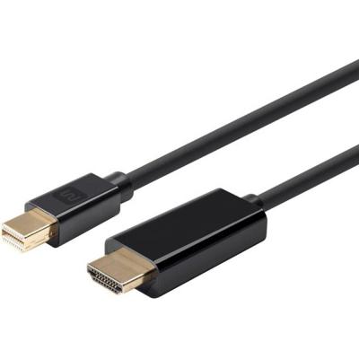 China Car 6ft Mini Display Port DP 1.2 Male To HDTV Extension Cable For 4K 3D Video for sale