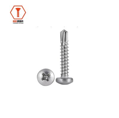 China Industry General Cross Recessed Pan Round Head Self Drilling Screws Carbon Stainless Steel DIN ISO GB M2-M20 Galvanized Black Dowel Head for sale