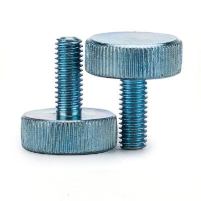 China Knurled Plate Screws Carbon Steel Stainless Steel DIN ISO GB BS M2-M20 Machine Screws Inch Screws for sale