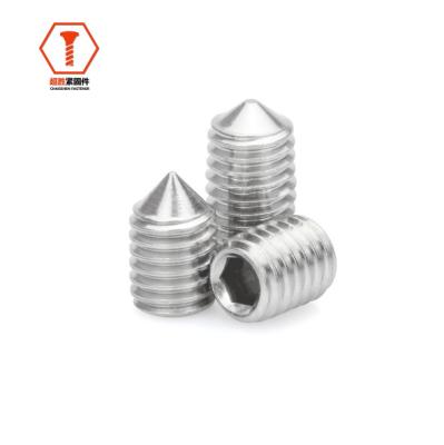 China Socket For Furniture Hex Socket Head Slotted Set Screws With Taper Point DIN ISO GB BS Carbon Steel Stainless Steel for sale