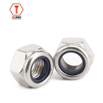 China Current Heavy Industry Torque Type Hex Nylock Nuts With (Customized Nylon) DIN Insert ISO GB BS AMSE Non-Metallic Locknuts for sale