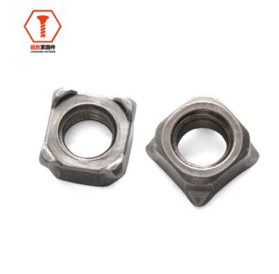 China Carbon Steel Square Weld Nuts DIN ISO GB BS Carbon Steel Stainless Steel for sale