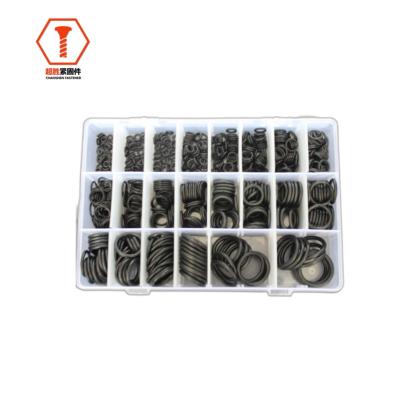 China Sealing Performance RDS 225 Pcs Black Sealing Nitrile Rubber O Ring In Box Assembly Kit METRIC for sale