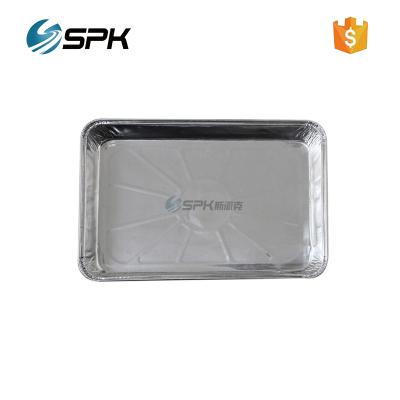 China Sale High Quality Aluminum Foil Barbecue Grill Pan Microwave Tray Baking Container for sale