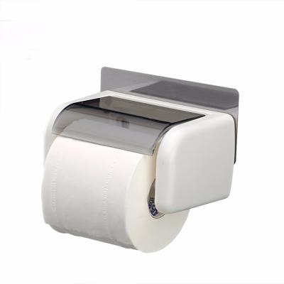 China SHUANGQING Classic Modern Hot Selling Plastic Paper Holder No Nailing Tissue Paper Holder Toilet Paper Roll Holder for sale