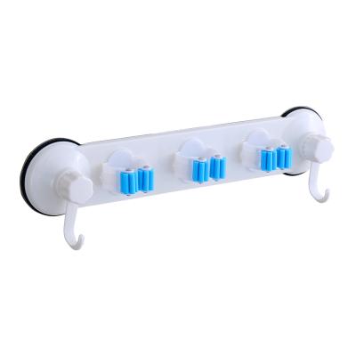 China Sustainable Plastic Storage Rack Holder Bathroom Mop Mop Holder for sale