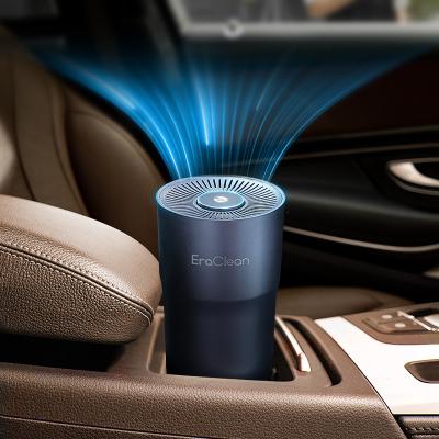 China Mini Portable Air Cleaner Car Air Purifier with Activated Carbon Filters for Vehicles Home, Bedroom, Office Low Noise and USB Powered for sale