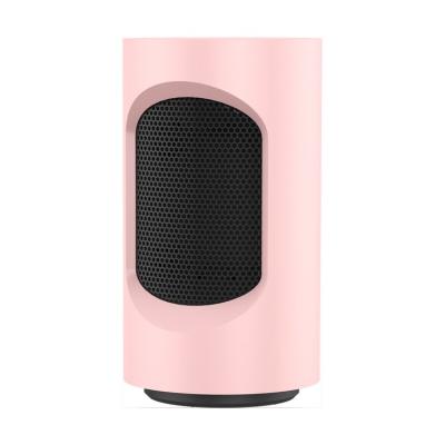 China Household portable cylindrical head-shaking mini touch controlled small heater electric heater fan for sale