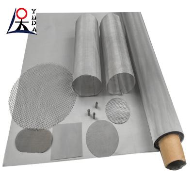 China Stainless Steel Mesh Screen Ultra Fine Woven Stainless Steel Wire Mesh Filter Discs for sale