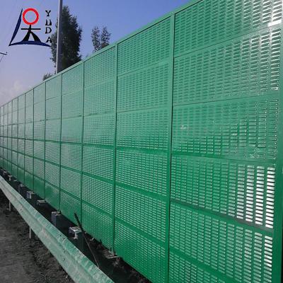 China Outdoor Noise Barrier Anti Noise Soundproof Metal Traffic Sound Barriers for sale