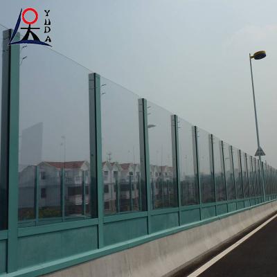 China Transparent Road Noise Sound Barrier Anti Sound Acoustic Noise Panel Fencing for sale