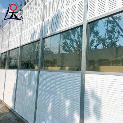 China PC PMMA Highway Noise Barrier Acoustic Panel Manufacturer Road Noise Barrier Fence for sale