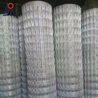 China Hot Dip Galvanized Farm Woven Iron Wire Net Grassland Sheep Field Fence for sale