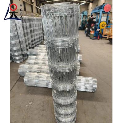 China Grassland Sheep High Tensile Weave Iron Wire Mesh Galvanized Cattle Field Fence for sale