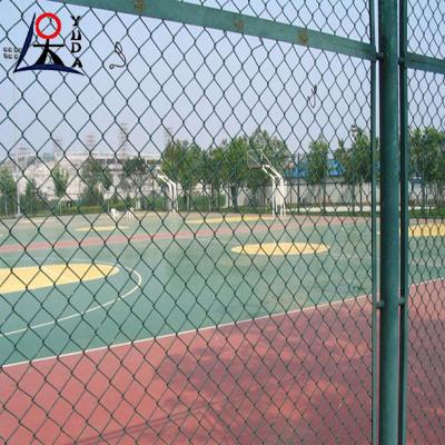 China 4ft 6 Ft 8ft 10 Ft Galvanized Chain Link Fence Netting Chain Link Cyclonic Mesh for sale