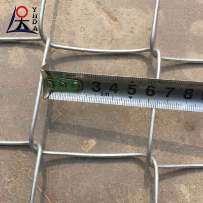 China 8 Ft Chain Link Fence Panels Galvanized Chain Security Wire Fence for sale