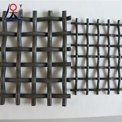 China 65mn Steel Wire Crimped Weave Wire Mesh Vibrating Screen Mesh Heavy Duty Hooked for sale