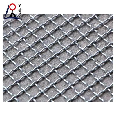 China Galvanized Weaving Vibrating Screen Wire Mesh Lock Crimp Wire Mesh Square Mesh for sale