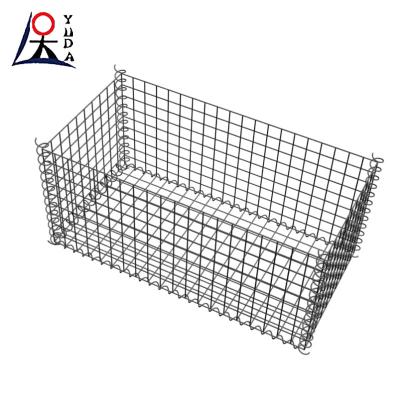 China Stainless Steel Gabion Baskets Gabion Mesh Welded Baskets Cages Box for sale