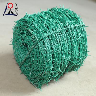 China Single Strand Hot Dipped Galvanized Barbed Wire Barbed Iron Wire for sale