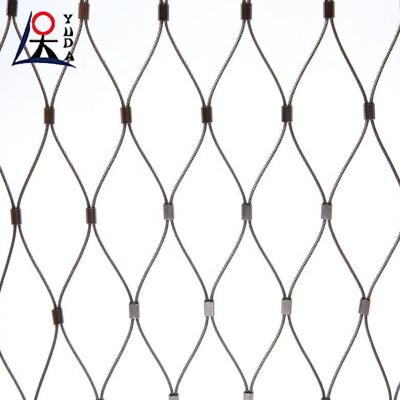 China Architectura Flexible Safety stainless steel wire rope mesh Netting for sale