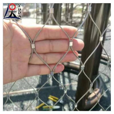 China Woven Stainless Steel Wire Rope Mesh Net Rock Fall Protection 304 316 304L 316L for sale