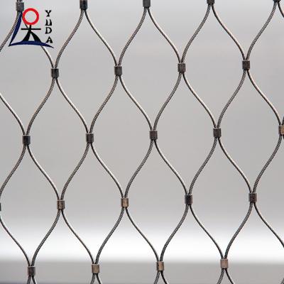 China 316 Stainless Steel Wire Rope Mesh Flexible Wire Mesh Netting for sale