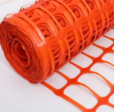 China 4x100 Ft Construction Of Orange HDPE Plastic Safety Net Barrier Snow Fence for sale