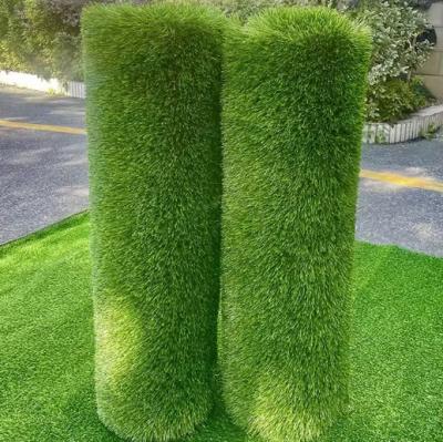 China Natural Artificial Grass Lawn Turf Carpet Plastic Artificial Grass Carpet Uv Resistant for sale