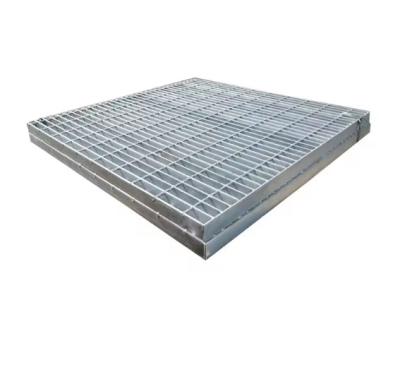 China Steel Driveway Grating Galvanized Heavy Duty Steel Floor Grating 1m x 6m Metal Bearing Bar for sale