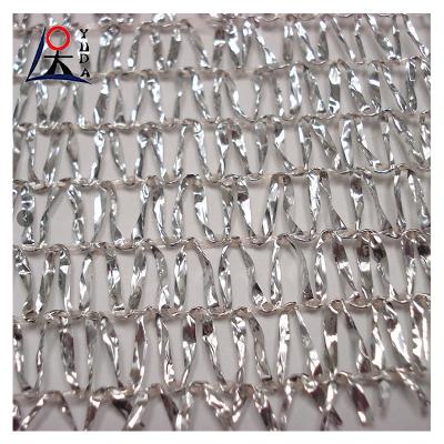 China HDPE Aluminet Shade Cloth Anti Sun Shade Net Aluminum Mesh Good Cooling Effect for sale