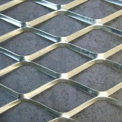 China Expanded Wire Mesh Galvanized Decorative Expanded Metal Mesh Panel for sale