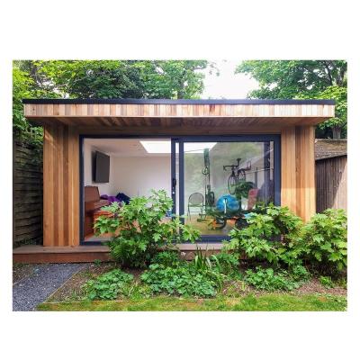 China Prefabricated Sunrooms Glass Houses Expandable Wooden Container House with Expandable Design for sale