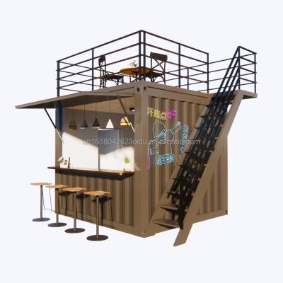 Cina Supermercato di design moderno Mobile Container Coffee Bar Houses 10ft Mini Popup Shop in vendita