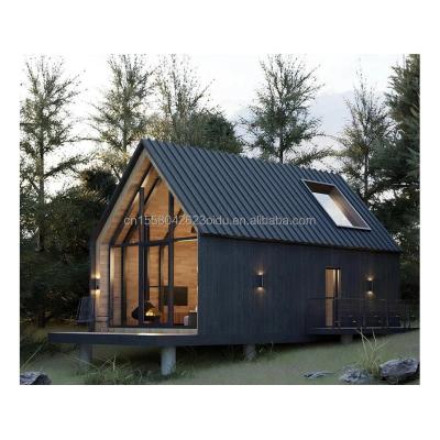 China Aluminum Alloy Windows Prefabricated Light Gauge Steel Container Building Modern Portable Home Triangular Design for Hotels for sale