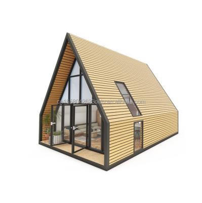 China EU Modern Triangle Steel Structure Flat Pack Container House Design for Wooden House within 20ft or 40ft Mall Application for sale